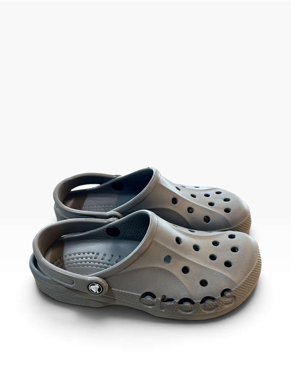 NWOT Crocs Baya Clogs Graphite Gray Men Size 7 Women Size 9 Brand New
